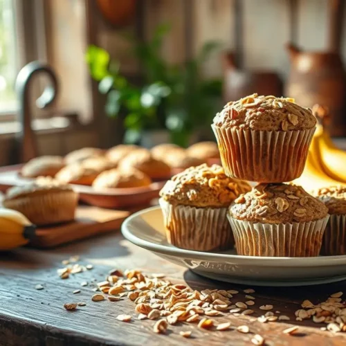 Gluten-Free Banana Oat Muffins