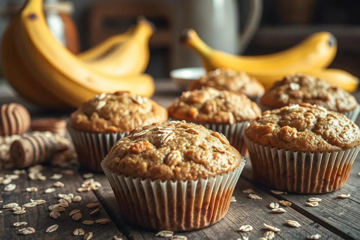 Gluten-Free Banana Oat Muffins